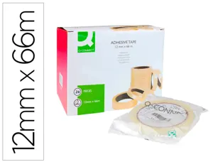Ruban adhésif q-connect 66mx12mm sachet cellophane — Non classé