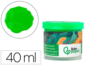 Gouache scolaire liderpapel coloris vert clair pot 40ml — Non classé