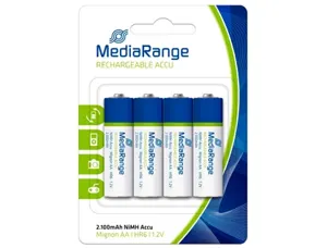 Pile mediarange alcaline aa rechargeable blister 4 unités — Non classé