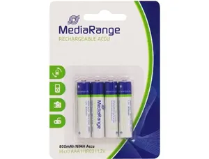 Pile mediarange alcaline aaa rechargeable blister 4 unités — Non classé