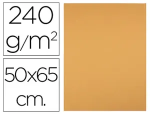 Papier cartonne liderpapel 50x65cm 240gr coloris         noisette paquet 25 feuilles — Non classé