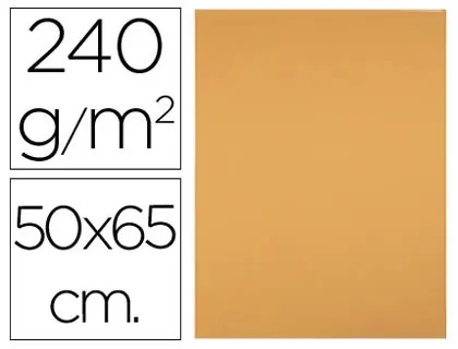 Papier cartonne liderpapel 50x65cm 240gr coloris noisette paquet 25 feuilles — Non classé