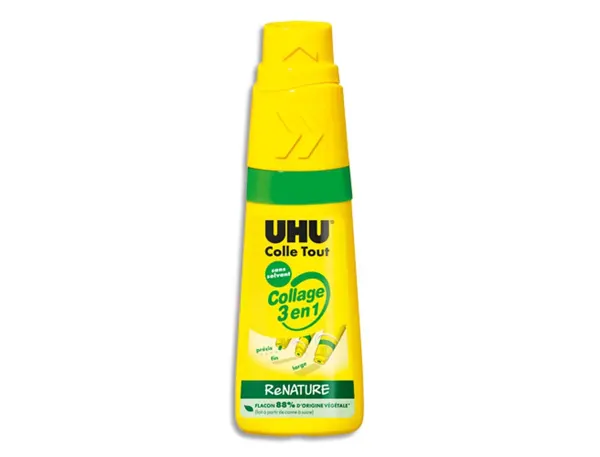Colle uhu twist&glue 3 en 1 extra forte transparente multi-matériaux collage précis fin large sans solvant flacon 35g — Non…