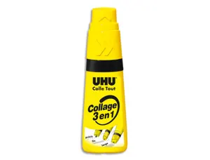 Colle uhu twist&glue extra forte transparente multi-matériaux collage précis fin large avec solvant flacon 35g — Non classé