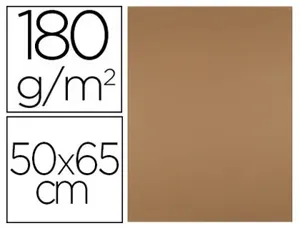 Papier cartonne liderpapel 50x65cm 180gr coloris marron  clair — Non classé