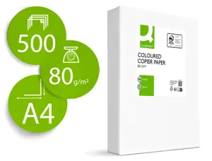 Papier couleur q-connect multifonction a4 80g/m2 unicolore champagne ramette 500 feuilles — Non classé