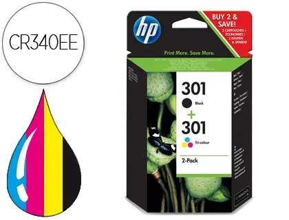 Cartouche d'encre original hp 301 190 p — Non classé