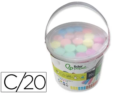 Craie trottoir liderpapel activités créatives scolaires coloris assortis boîte 20 unités — Non classé