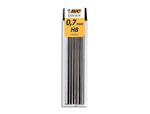 Mine bic 0.7mm hb étui 12 unités — Non classé