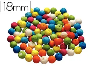 Boule cellulose univers de piwi diamètre 18mm coloris assortis sachet 100 unités — Non classé