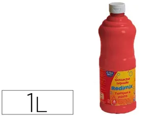 LEFRANC BOURGEOIS Gouache liquide 1.000 ml, rouge carmin — Gouaches et peintures scolaire