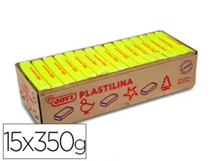 Pâte à modeler jovi plastilina végétale coloris jaune 350g — Non classé