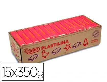 Pâte à modeler jovi plastilina végétale coloris rouge 350g — Non classé