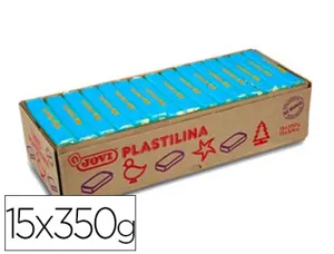 Pâte à modeler jovi plastilina végétale coloris bleu clair 350g — Non classé
