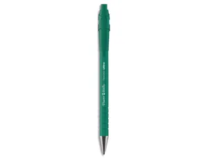 Stylo-bille paper mate flexgrip ultra écriture moyenne 0.7mm encre douce corps strié anti-glisse rétractable vert — Non…