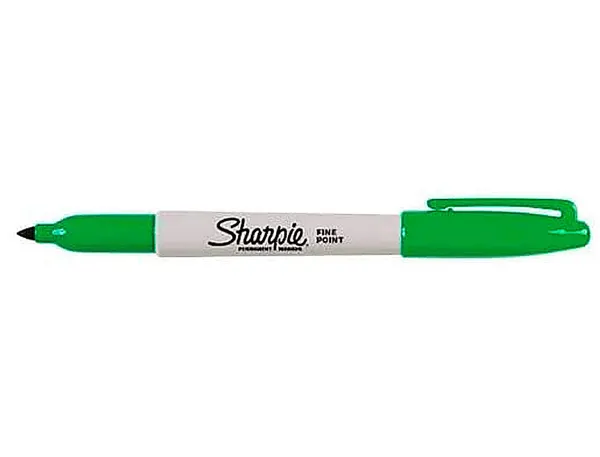 Marqueur Sharpie pointe fine ogive vert — Fournitures — vue 3