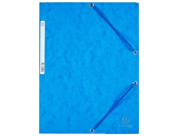EXACOMPTA Chemise à élastiques, A4, carton, bleu — Classement & archivage — vue 3