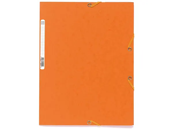 EXACOMPTA Chemise à élastiques, A4, carton, orange — Classement & archivage — vue 3