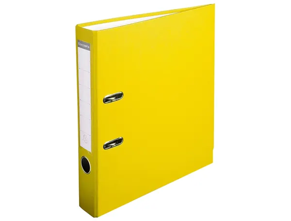 Classeur Levier Exacompta A4 Polypropylène 22/10e Dos 80 mm Coloris Jaune — Classement & archivage — vue 3