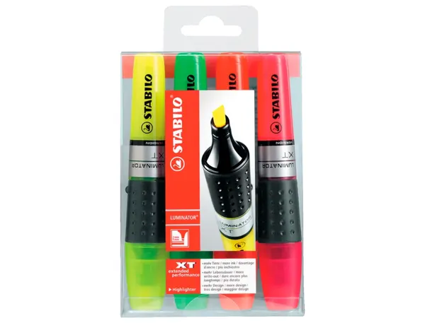 STABILO Surligneur LUMINATOR, étui en PET de 4 — Fournitures — vue 3
