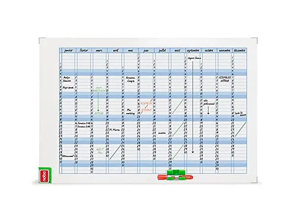 nobo Planing annuel Performance, (L)900 x (H)600 mm — Papier, cahier & courrier — vue 3