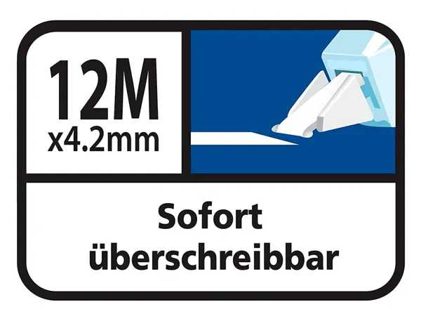Tipp-Ex Roller correcteur "Easy Correct", 4,2 mm x 12 m — Fournitures — vue 8