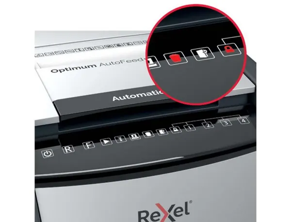 Rexel Destructeur de documents Optimum AutoFeed+ 100M — Informatique & bureautique — vue 5