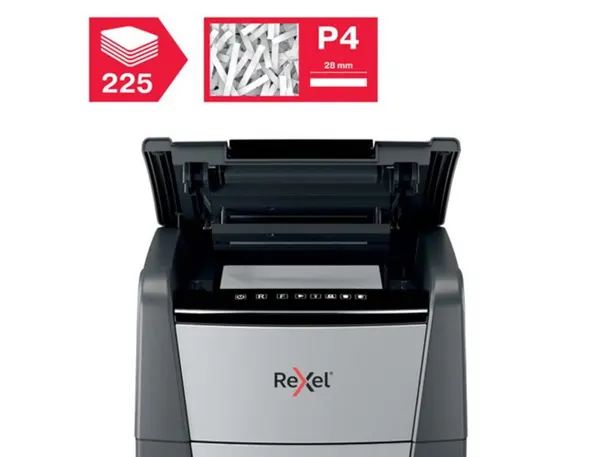 REXEL Destructeur de documents Optimum AutoFeed+ 225X — Informatique & bureautique — vue 6