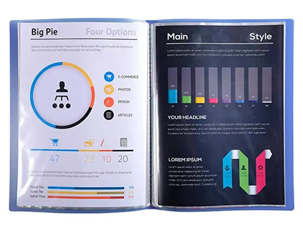 EXACOMPTA Protège-documents Chromaline, PP, A4, 40 pochettes — Classement & archivage — vue 5