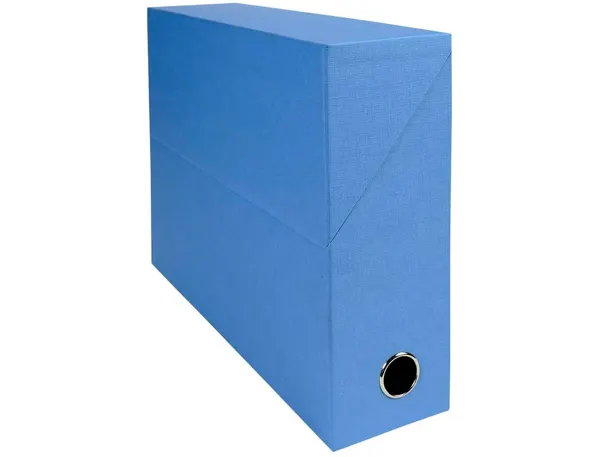 EXACOMPTA Boîte transfert papier toilé, A4, bleu clair — Classement & archivage — vue 3