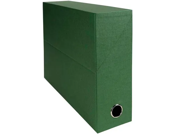 EXACOMPTA Boîte transfert papier toilé, A4, vert — Classement & archivage — vue 3