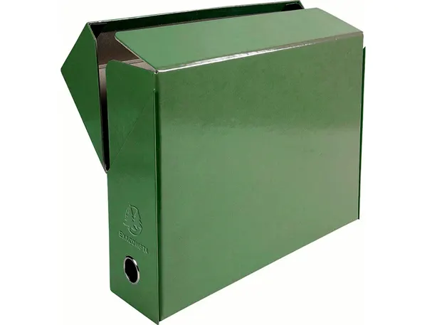 EXACOMPTA Boîte transfert papier toilé, A4, vert — Classement & archivage — vue 5