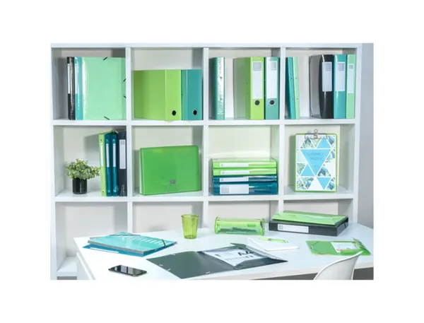 EXACOMPTA Boîte transfert Iderama, 90 mm, vert anis — Classement & archivage — vue 4