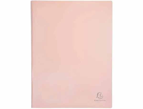Protege-Documents Exacompta Aquarel Polypropylene Semi-Rigide 40 Pochettes 80 Vues Assortis Bleu Corail —… — vue 4