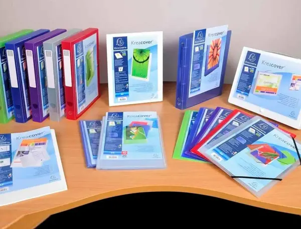 EXACOMPTA Protège-documents Kreacover, A4, PP, cristal — Classement & archivage — vue 5