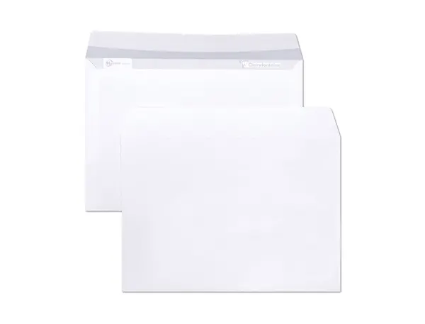 Boite de 250 enveloppes blanches 162x229mm 90g bande siliconée fenêtre 45x100mm, Clairefontaine — Papier, cahier &… — vue 3