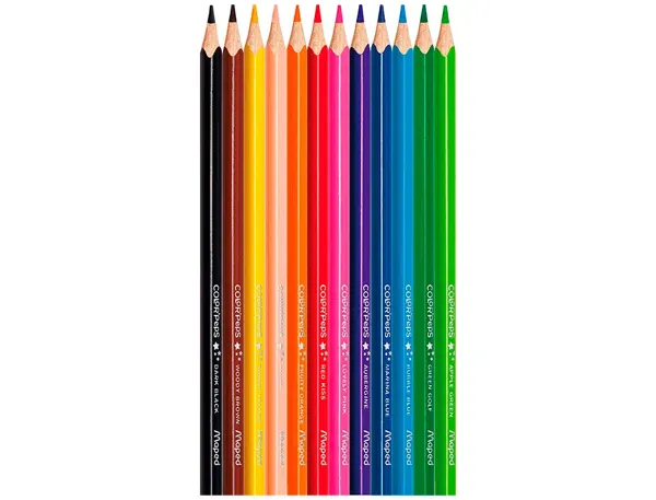 Maped Crayon de couleur COLOR'PEPS STRONG, étui carton de 12 — Fournitures — vue 4