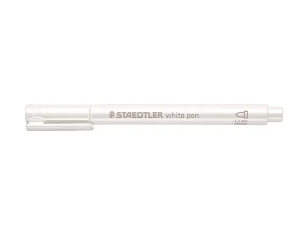 STAEDTLER Marqueur permanent métallisé, pointe ogive, blanc — Fournitures — vue 3