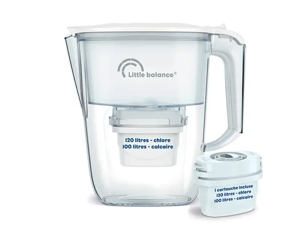 Carafe Filtrante Claire + 1 Cartouche De Filtration Capacite 2,5l, Little Balance — Services généraux — vue 3