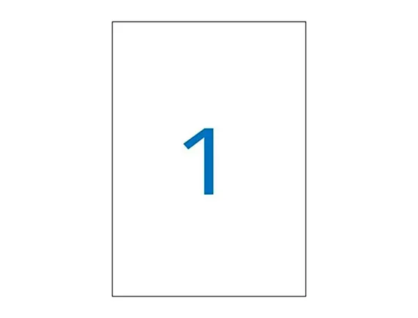 APLI Etiquette en papier kraft, 210 x 297 mm, kraft brun — Fournitures — vue 3