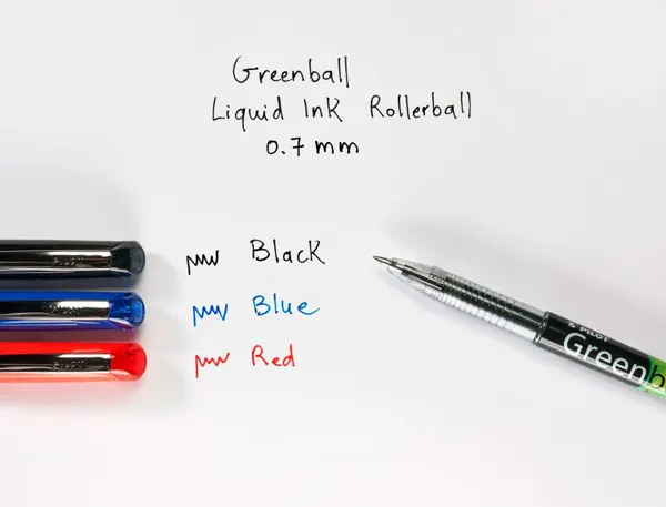 Greenball Roller Encre Liquide Rouge Begreen Pointe Moyenne, PILOT — Fournitures — vue 8