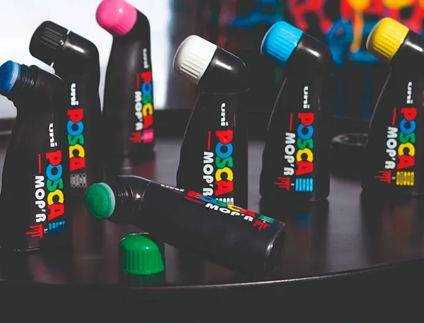 Marqueur Posca Mop'r Peinture Couvrante Set De 8 Coloris Assortis — Activités artistiques — vue 7