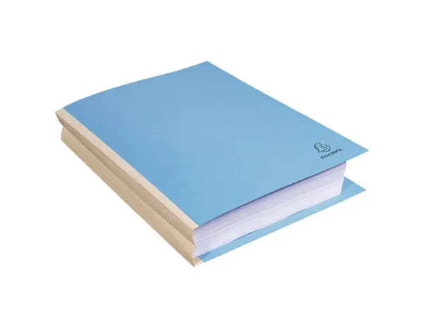 EXACOMPTA Chemise à soufflet, en carton, 320 g/m2, bleu — Classement & archivage — vue 5
