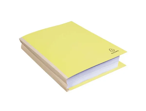 EXACOMPTA Chemise à soufflet, en carton, 320 g/m2, jaune — Classement & archivage — vue 5