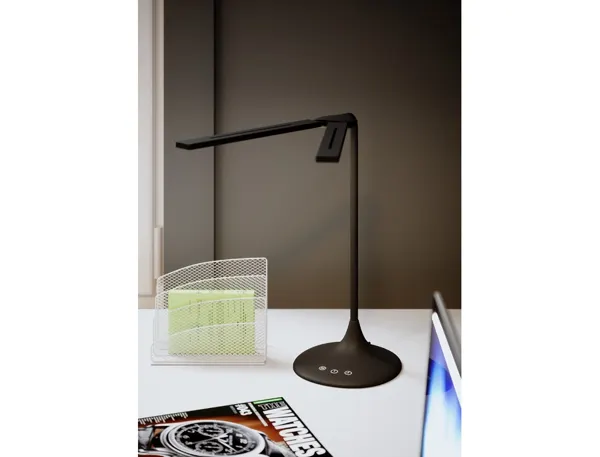 ALBA Lampe de bureau LED "LEDTWIN", rechargeable, noir — Aménagement d'espace — vue 4