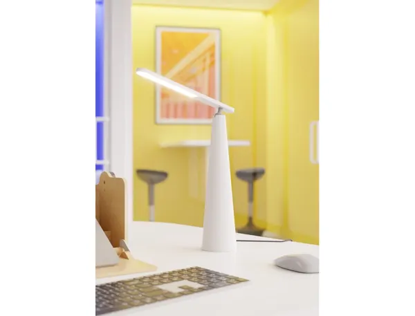 ALBA Lampe de bureau LED rechargeable "LEDTUBE", blanc — Aménagement d'espace — vue 6