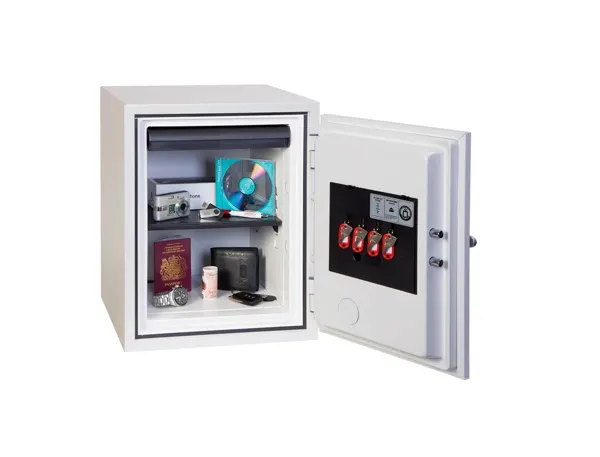 Coffre-Fort Phoenix Securite Et Incendie Titan Fs1283k Taille 3 Serrure A Cle Coloris Blanc — Services généraux — vue 3