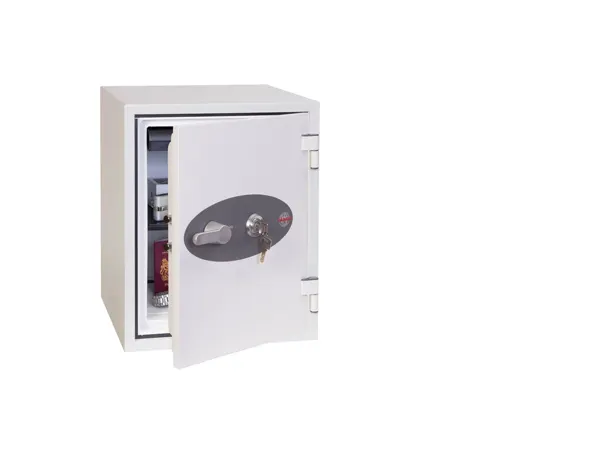 Coffre-Fort Phoenix Securite Et Incendie Titan Fs1283k Taille 3 Serrure A Cle Coloris Blanc — Services généraux — vue 4