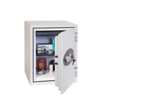 Coffre-Fort Phoenix Securite Et Incendie Titan Fs1283k Taille 3 Serrure A Cle Coloris Blanc — Services généraux — vue 5