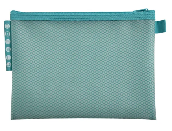 Pochette Zip Exacompta Eva A5 Chromaline Coloris Pastel Assortis — Aménagement d'espace — vue 4